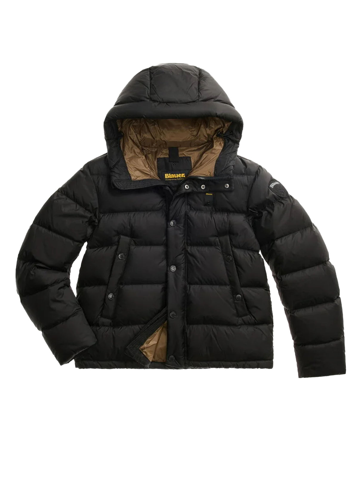 Blauer Piumino Clipper Winter Down Jacket Nero