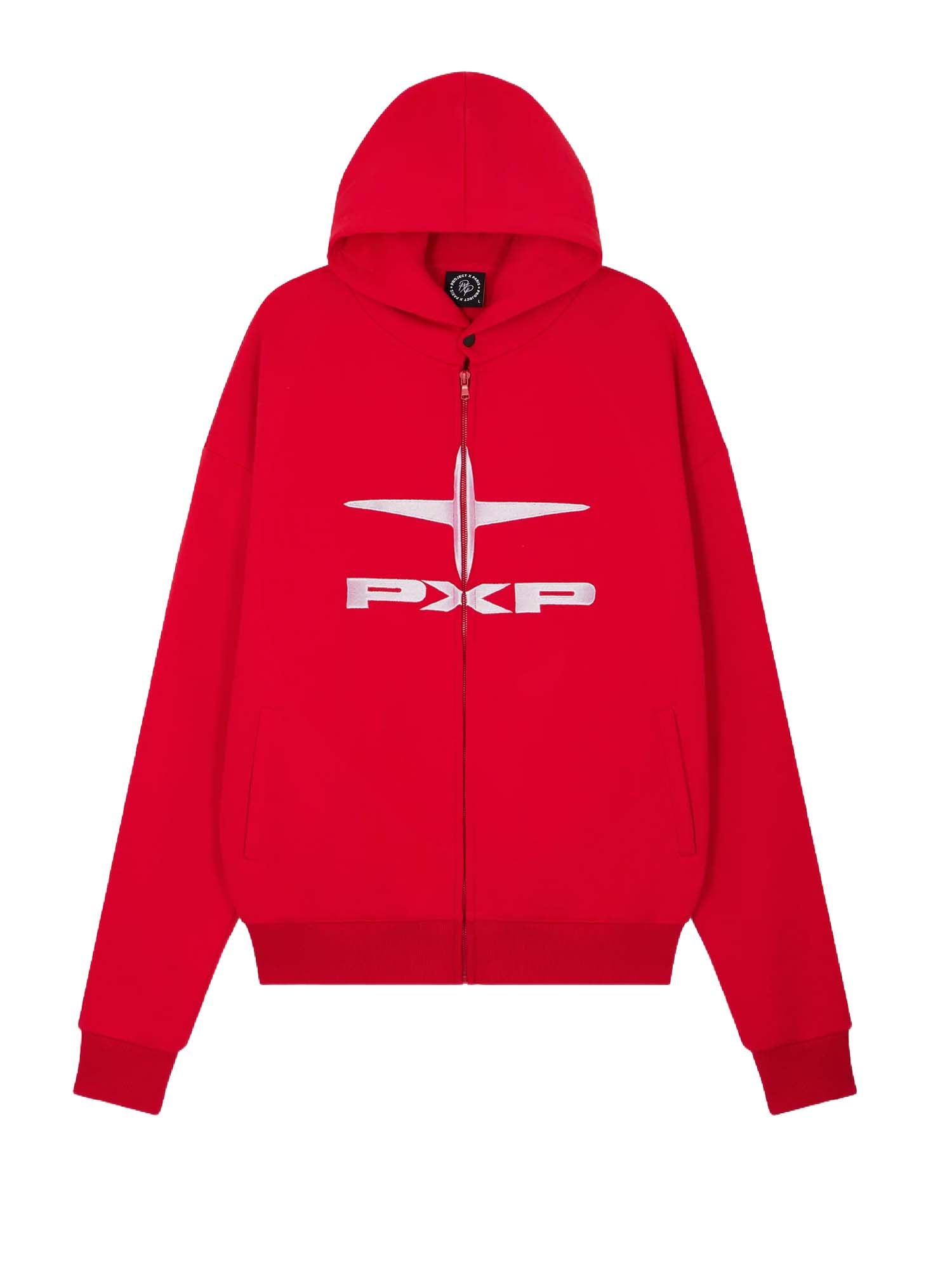 Felpa con cappuccio e zip unisex Essentials