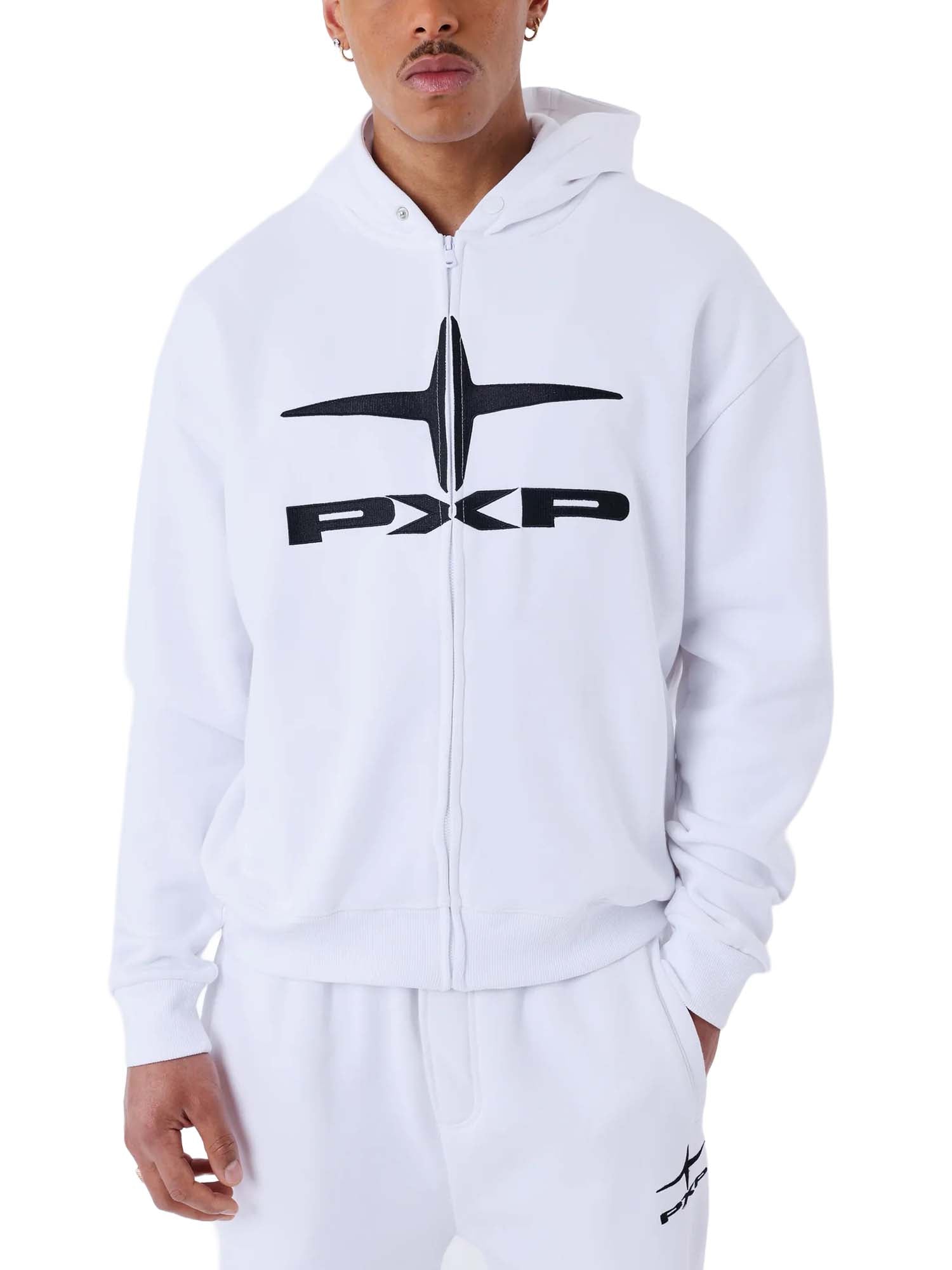 Felpa con cappuccio e zip unisex Essentials