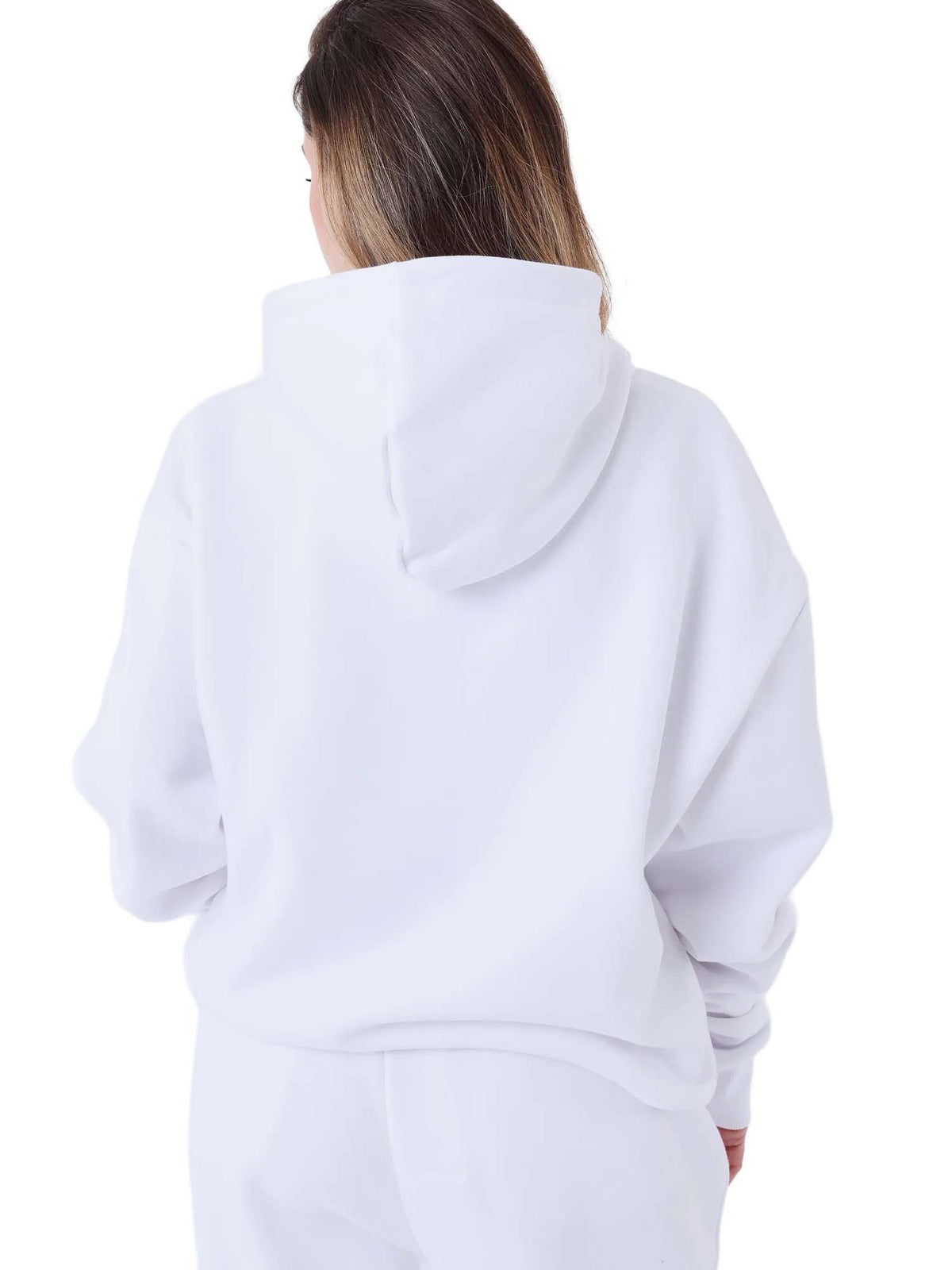 Project X Paris Felpa con cappuccio e zip unisex Essentials Bianco