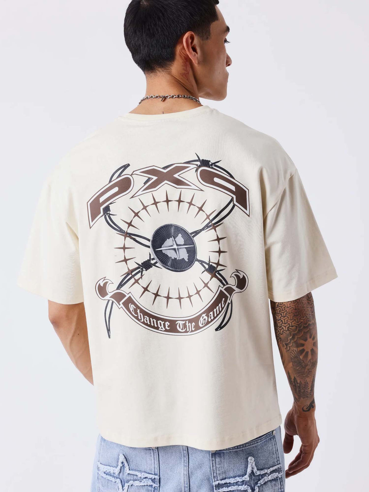 Project X Paris T-shirt Maniche corte Downtown Beige
