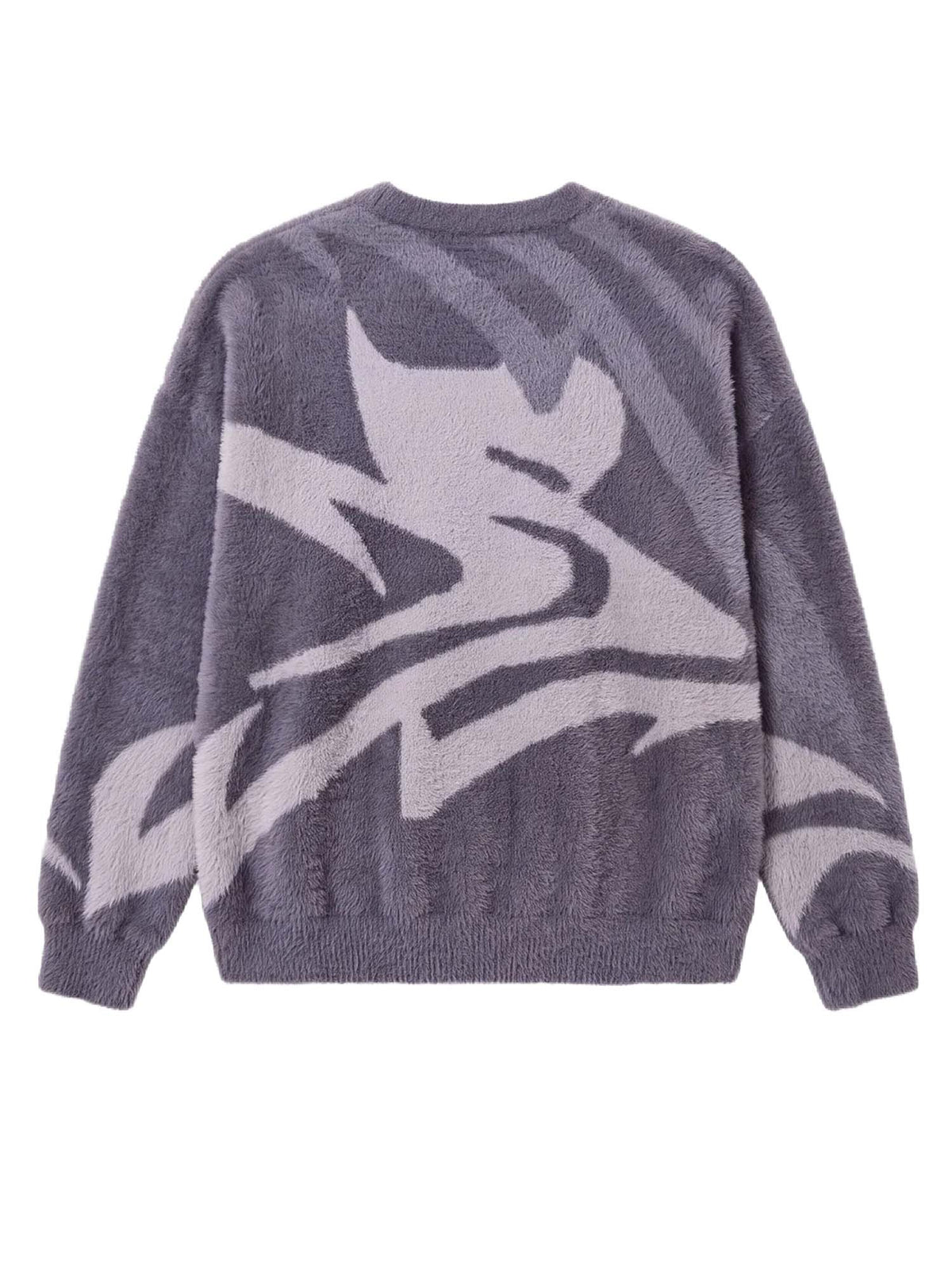 Project X Paris Maglione girocollo in mohair animalier Grigio
