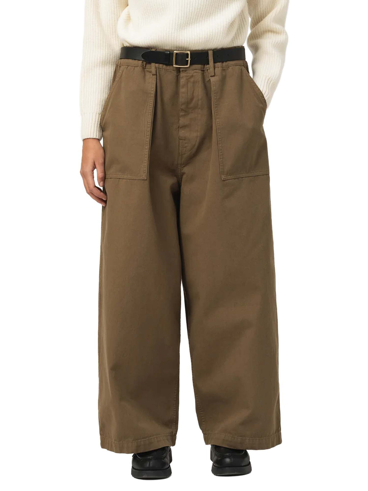 Girls Of Dust Fatigue Pants Duck Canvas Verde