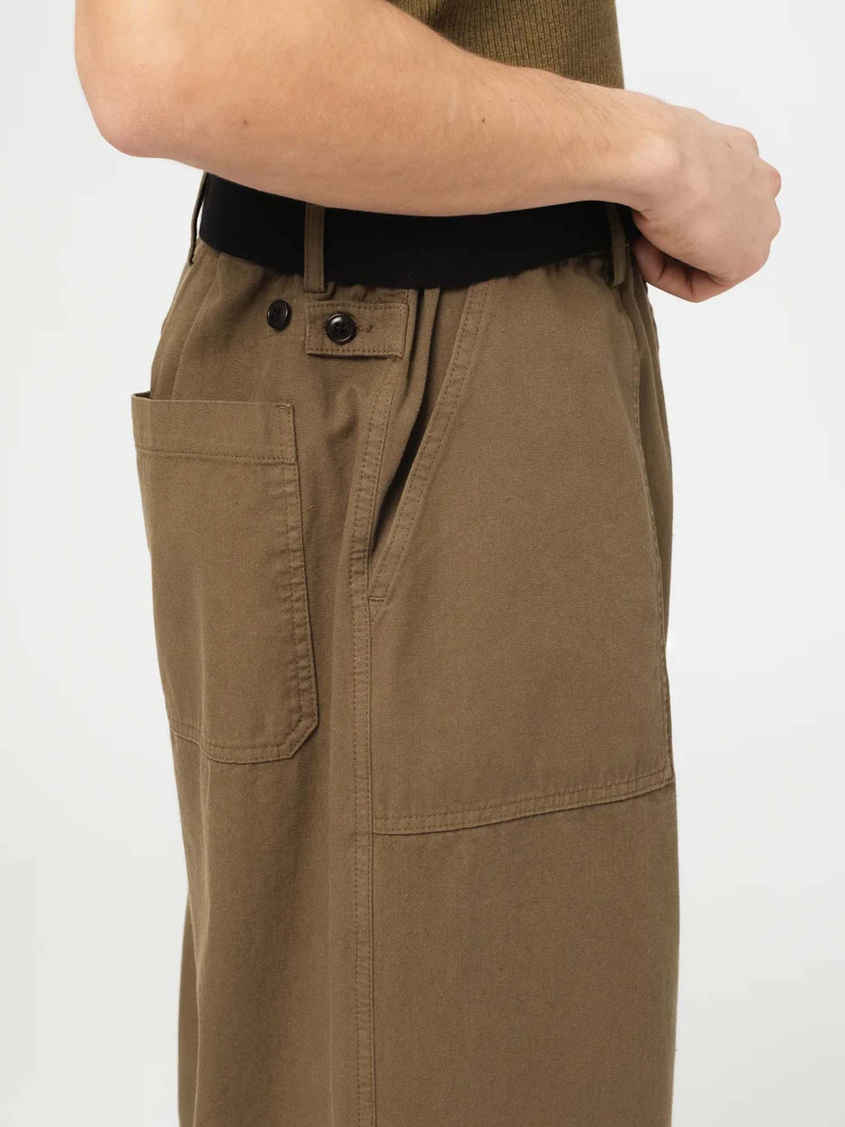Girls Of Dust Fatigue Pants Duck Canvas Verde
