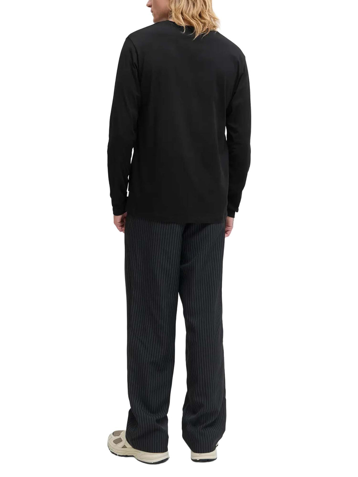 Jack & Jones Jororganic Basic Tee Ls O-Neck Noos Nero