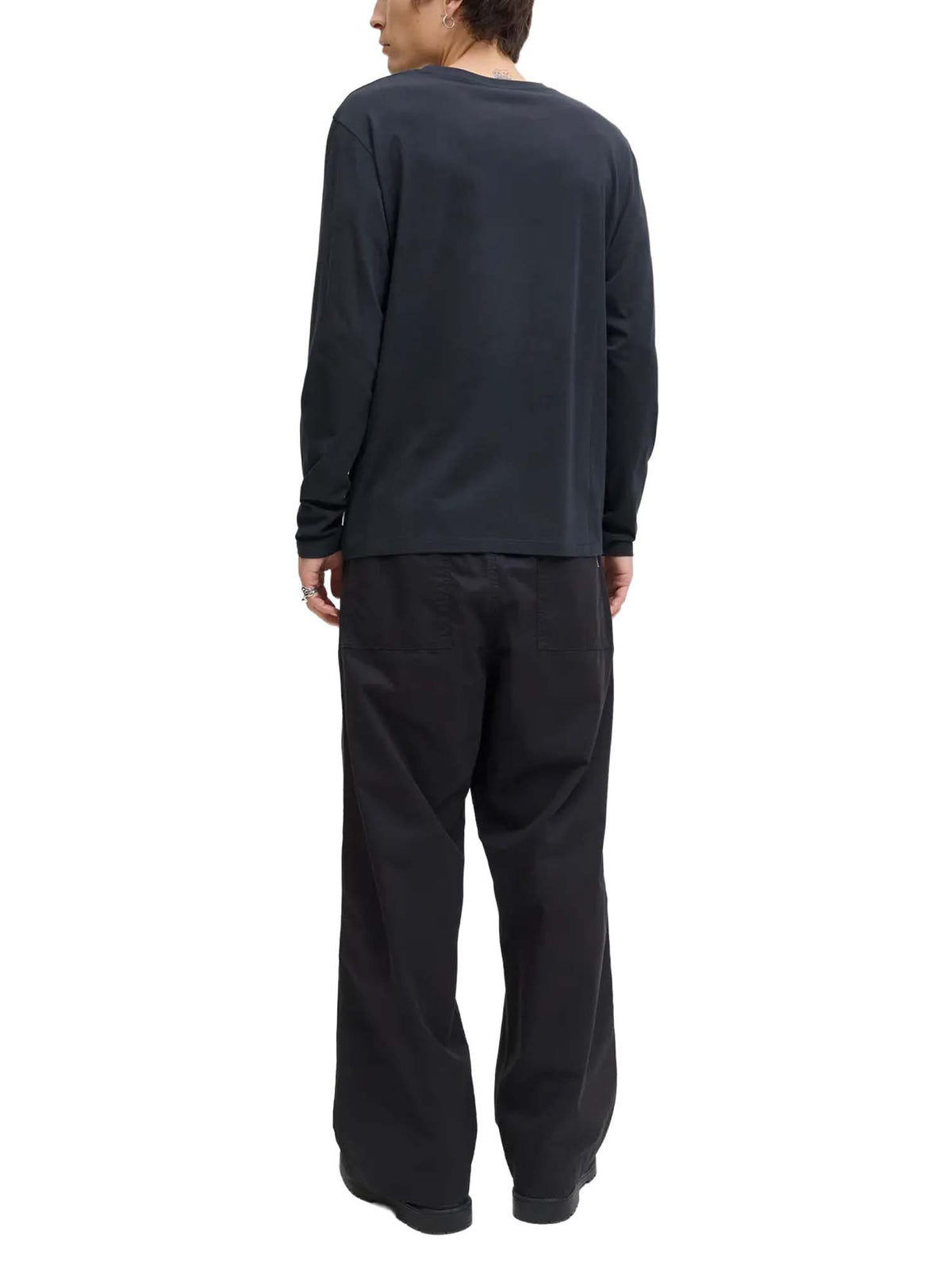 Jack & Jones Jororganic Basic Tee Ls O-Neck Noos Blu