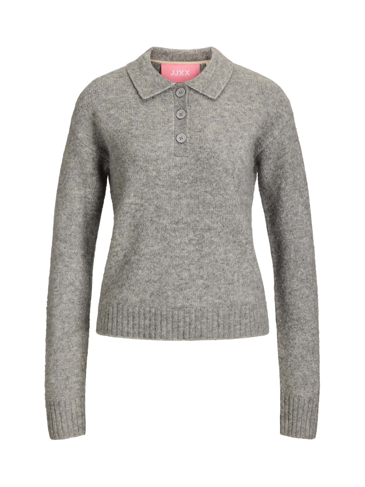 Jjxx Jxcatalina Diverse Polo Knit Grigio