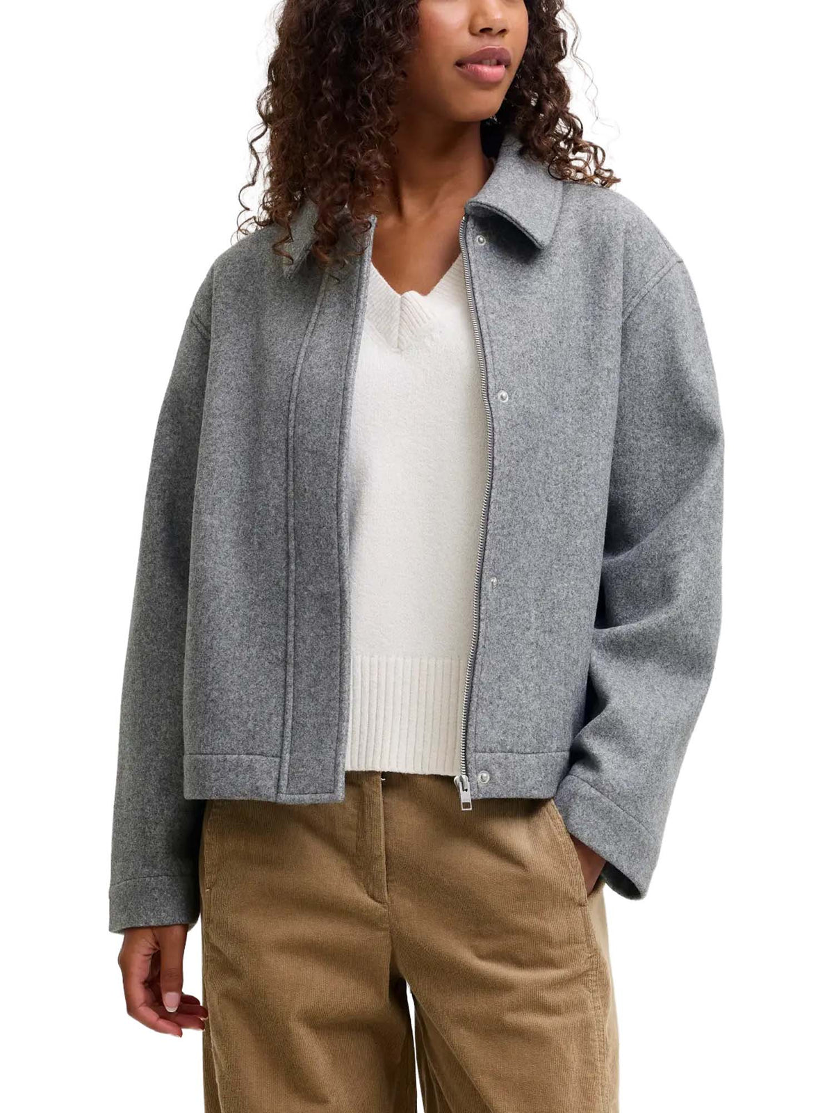 Jjxx Jxwilma May Jacket OTW LN Grigio