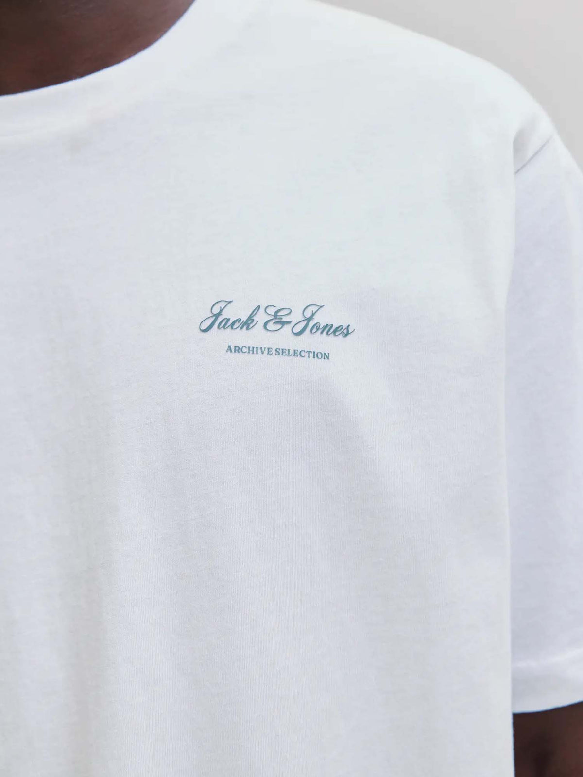 Jack & Jones Jjearchive Graphic Tee Ss O-Neck Noos Bianco