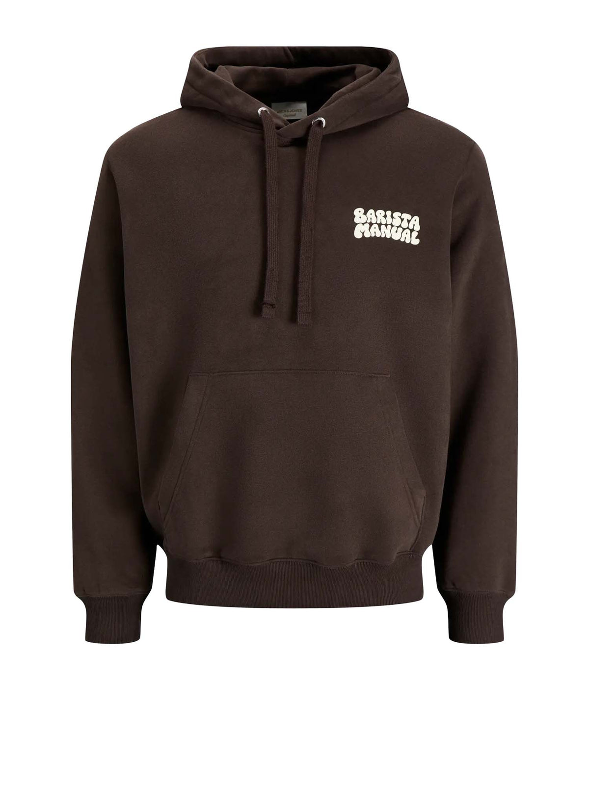 Jack & Jones Jorgraphic Coffee Sweat Hood Styd Marrone