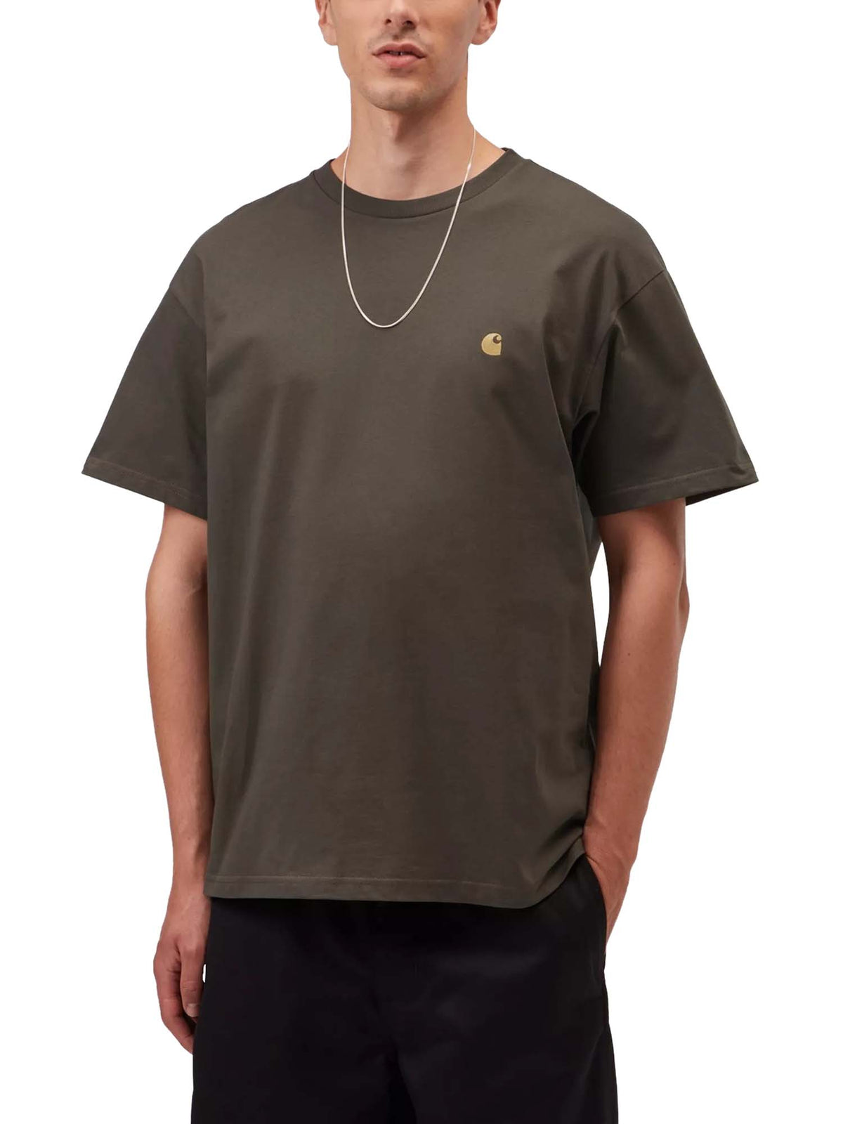 Carhartt Wip S/S Chase T-Shirt Marrone