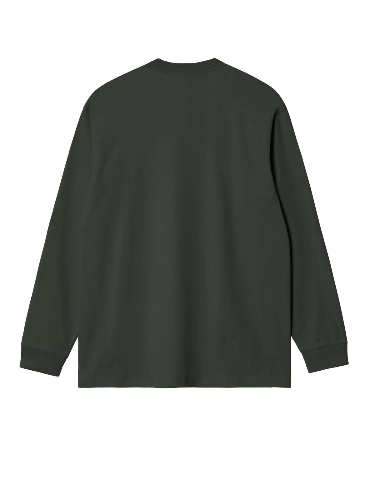 Carhartt Wip L/S American Script T-Shirt Grigio