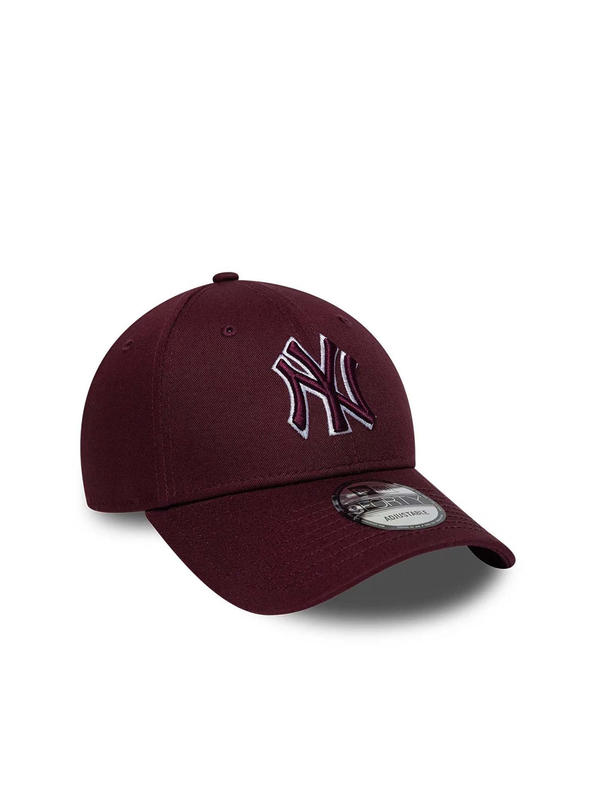 New Era Cappellino 9FORTY New York Yankees MLB Team Outline Bordeaux