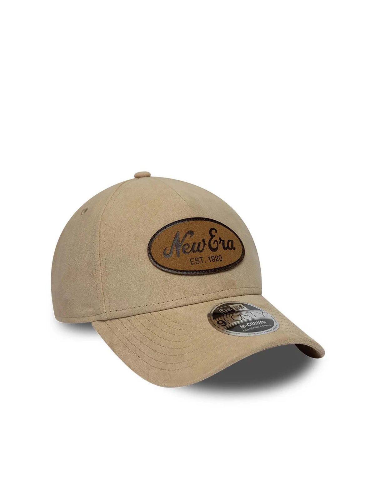 New Era Cappellino 9FORTY M-Crown A-Frame New Era Faux Suede Beige