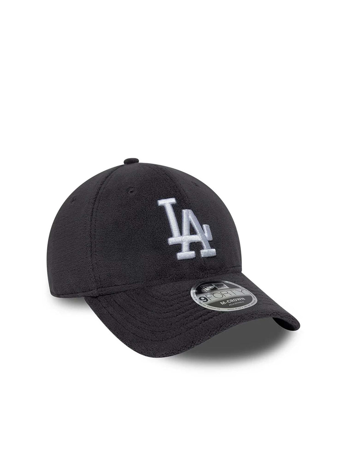 New Era Cappellino 9FORTY M-Crown LA Dodgers MLB Fleece Nero