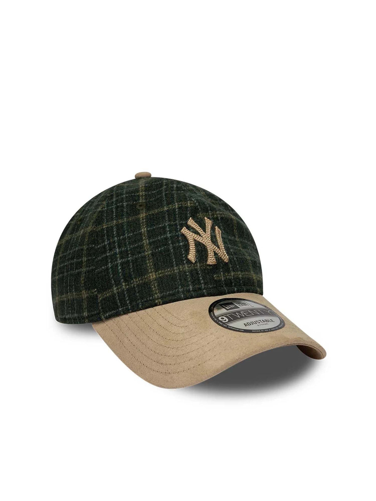 New Era Cappellino 9TWENTY New York Yankees MLB Plaid Verde