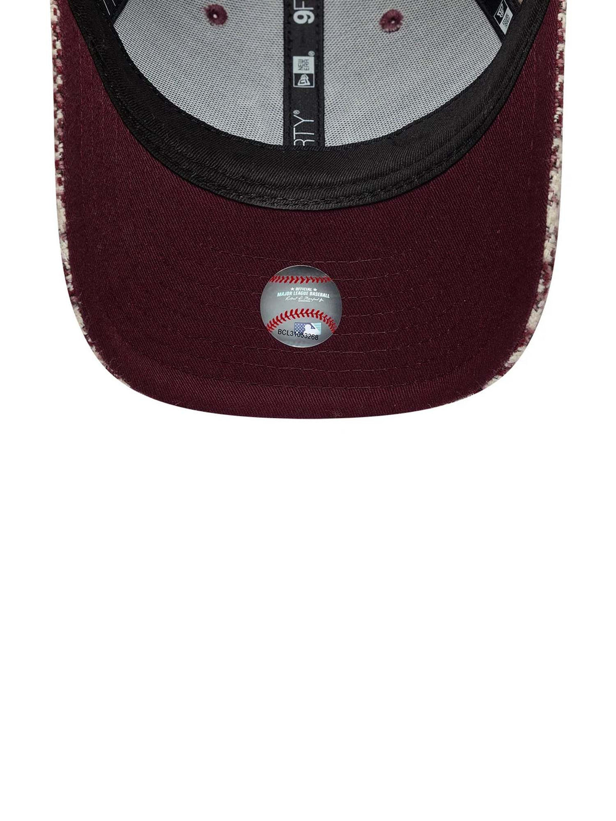 New Era Cappellino da donna 9FORTY M-Crown New York Yankees MLB Houndstooth Rosso