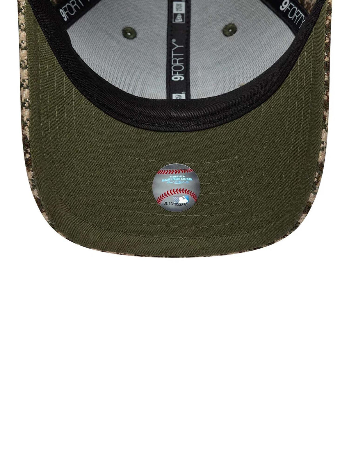 New Era Cappellino da donna 9FORTY M-Crown LA Dodgers MLB Houndstooth Verde