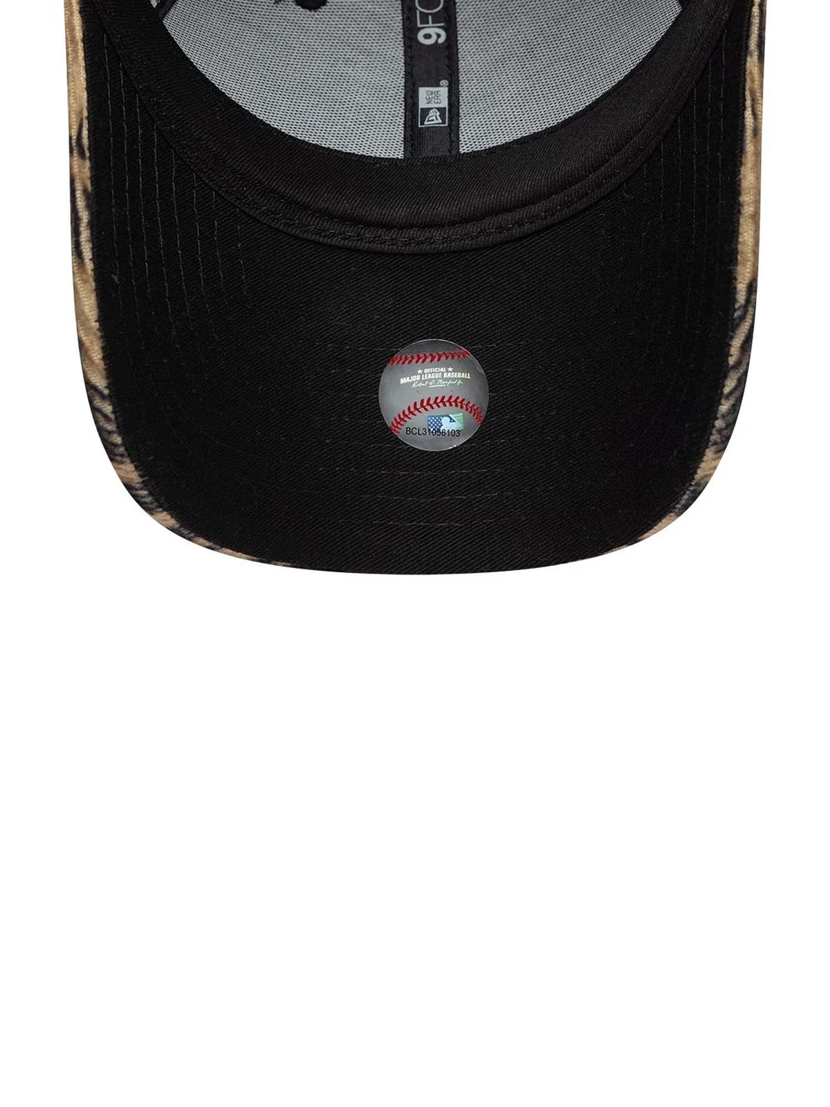 New Era Cappellino da donna 9FORTY New York Yankees MLB Stampa Ocelot Animalier