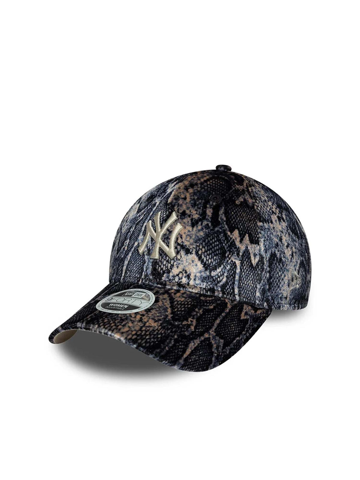 New Era Cappellino da donna 9FORTY New York Yankees MLB Stampa Serpente Animalier