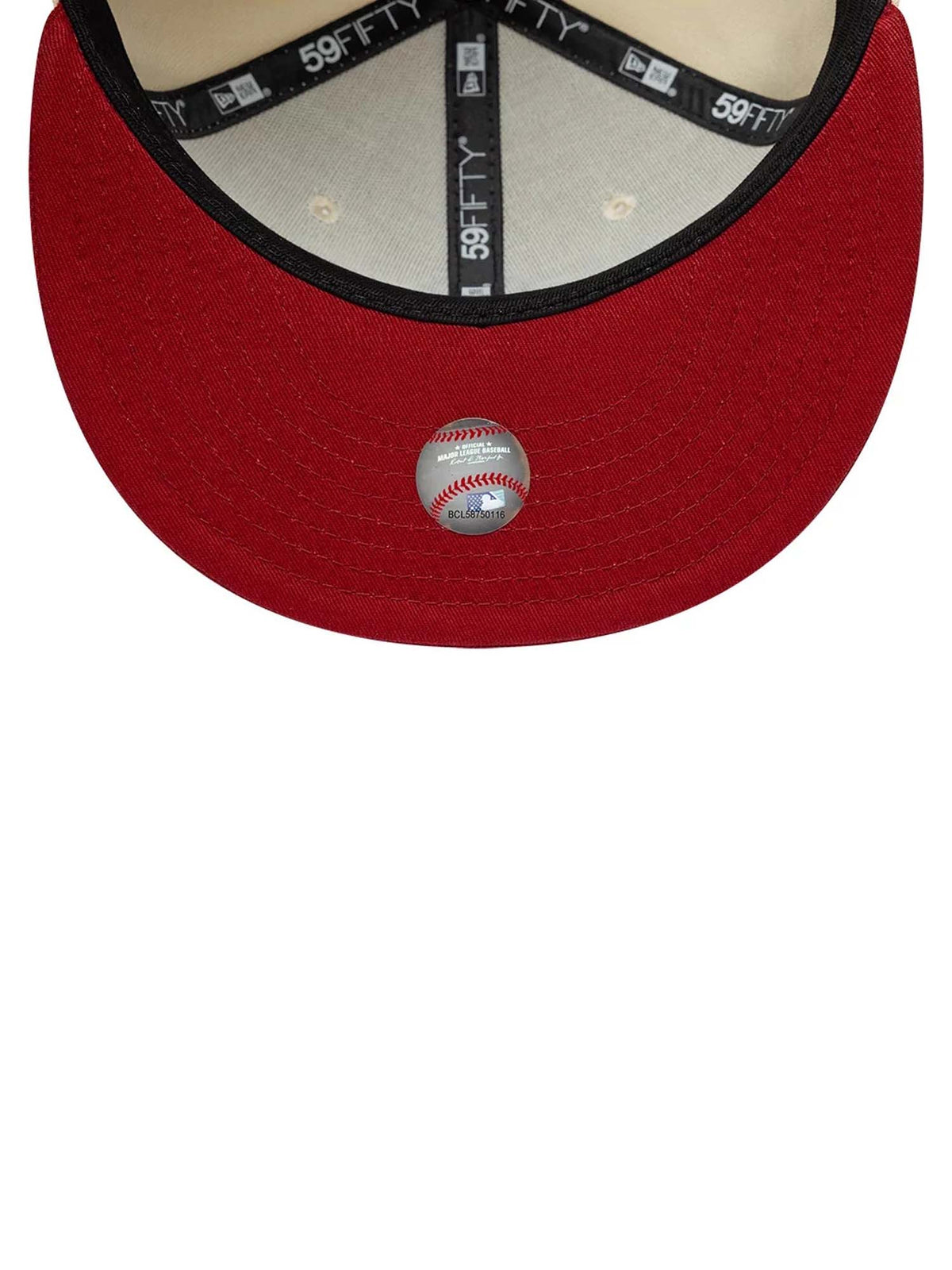 New Era Cappellino 59FIFTY Fitted New York Yankees MLB League Essential Rosso