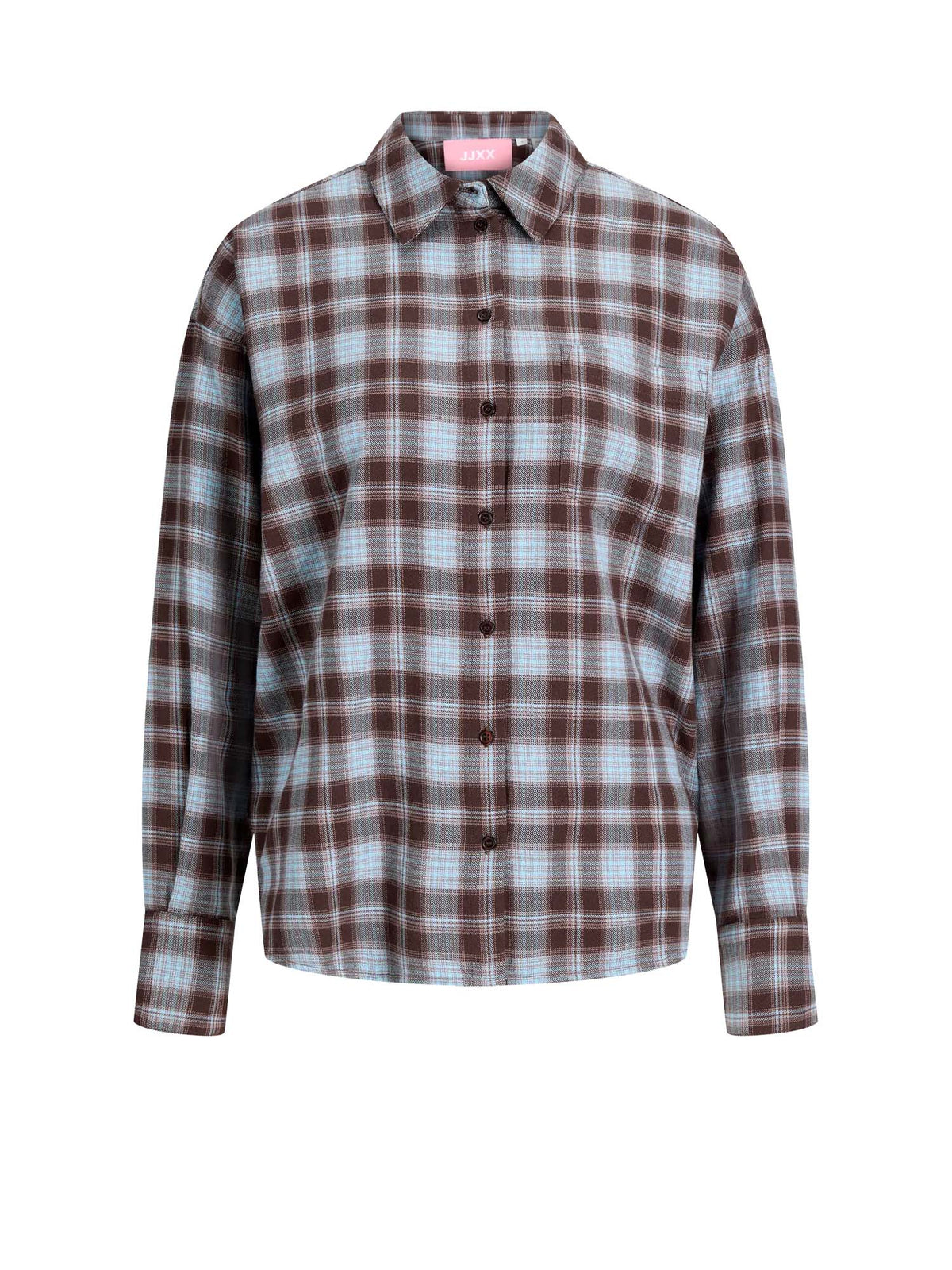 Jjxx Jxjamie Check Flannel Ls Shirt Wvn Sn Blu