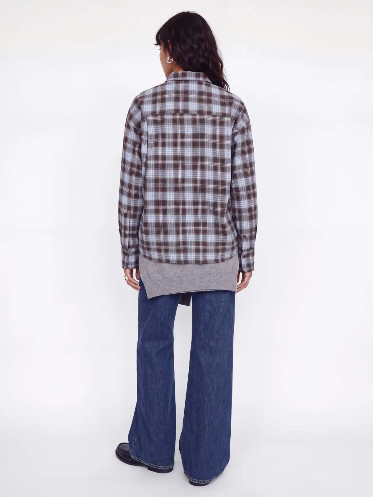 Jjxx Jxjamie Check Flannel Ls Shirt Wvn Sn Blu