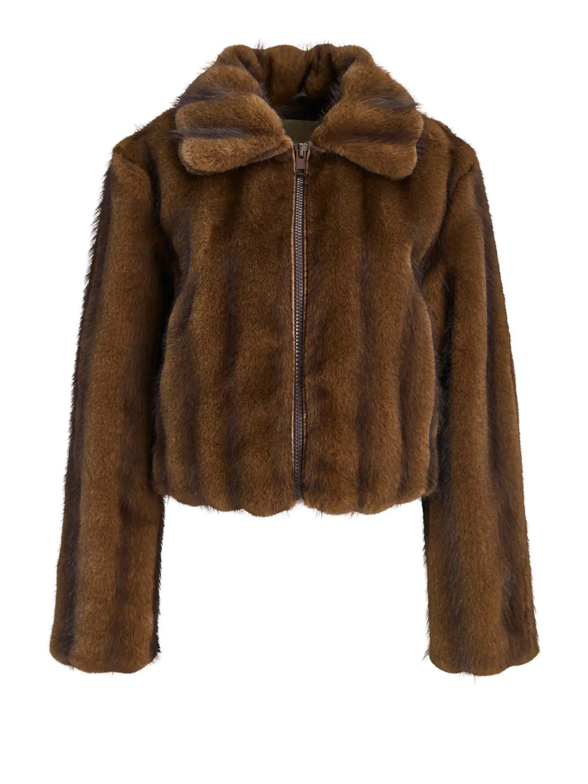 Jjxx Pelliccia Jxtania Evelda Jacket Otw Marrone