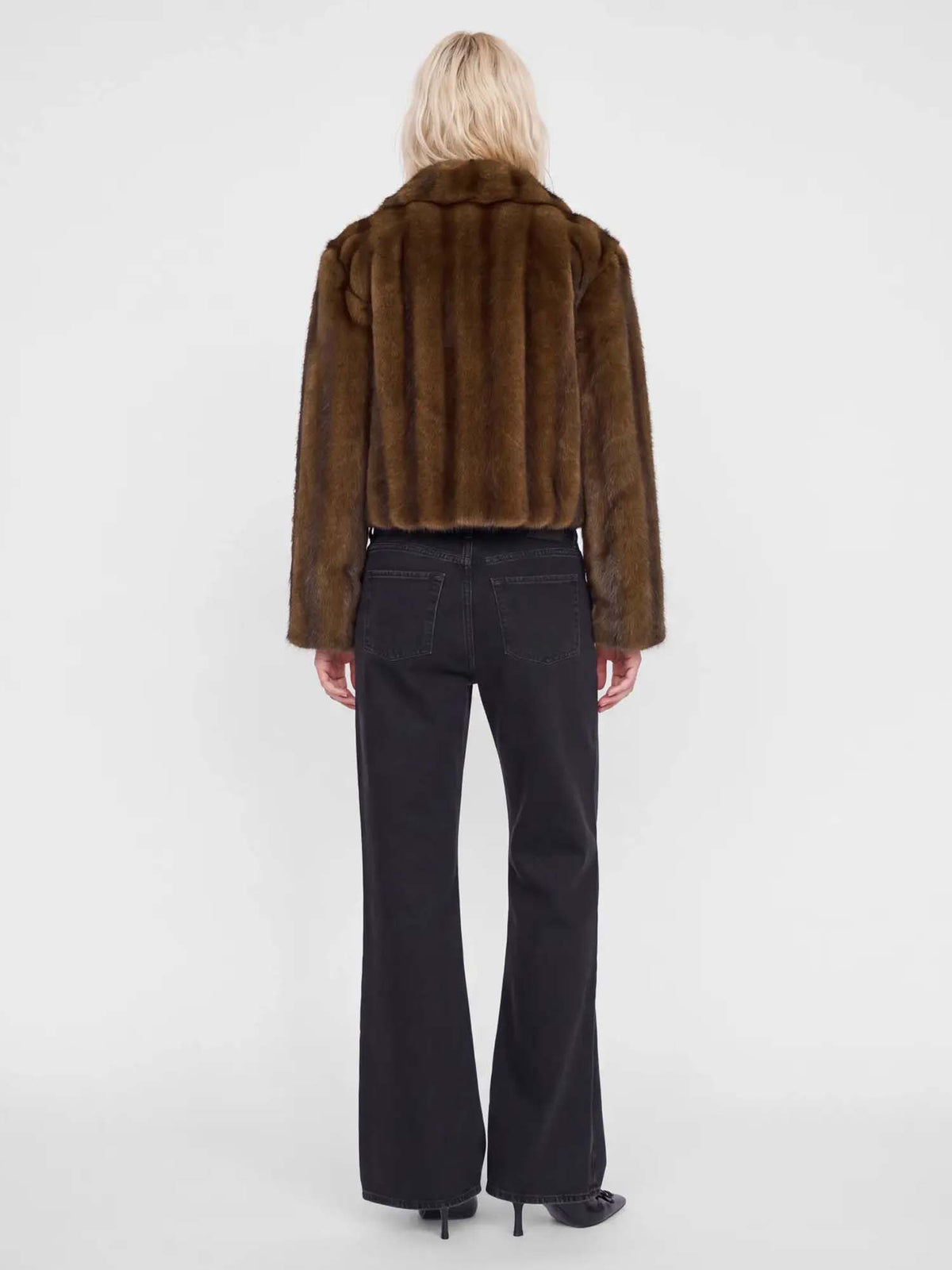 Jjxx Pelliccia Jxtania Evelda Jacket Otw Marrone