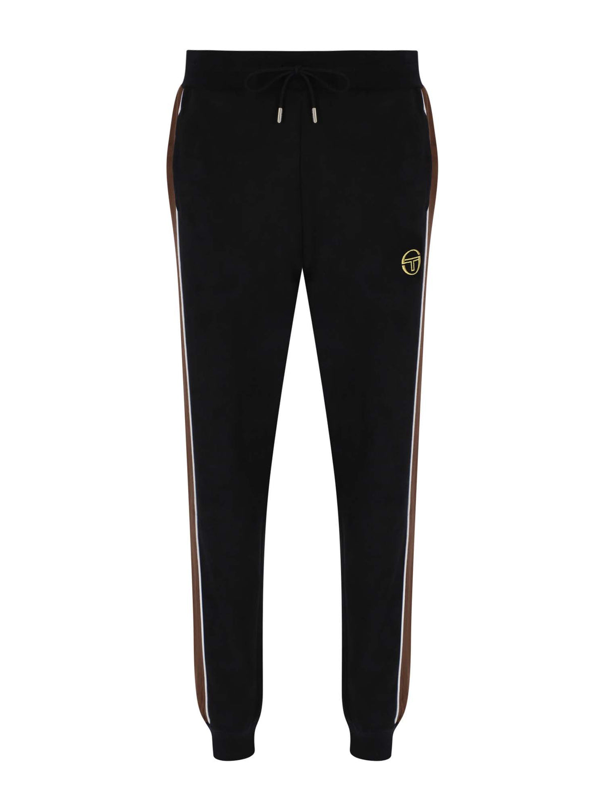 Sergio Tacchini Pantaloni della tuta Contrasto Suede Nero