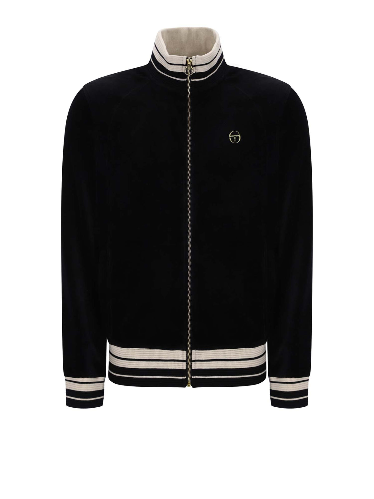 Sergio Tacchini Track Jacket Lazzari Velour Nero