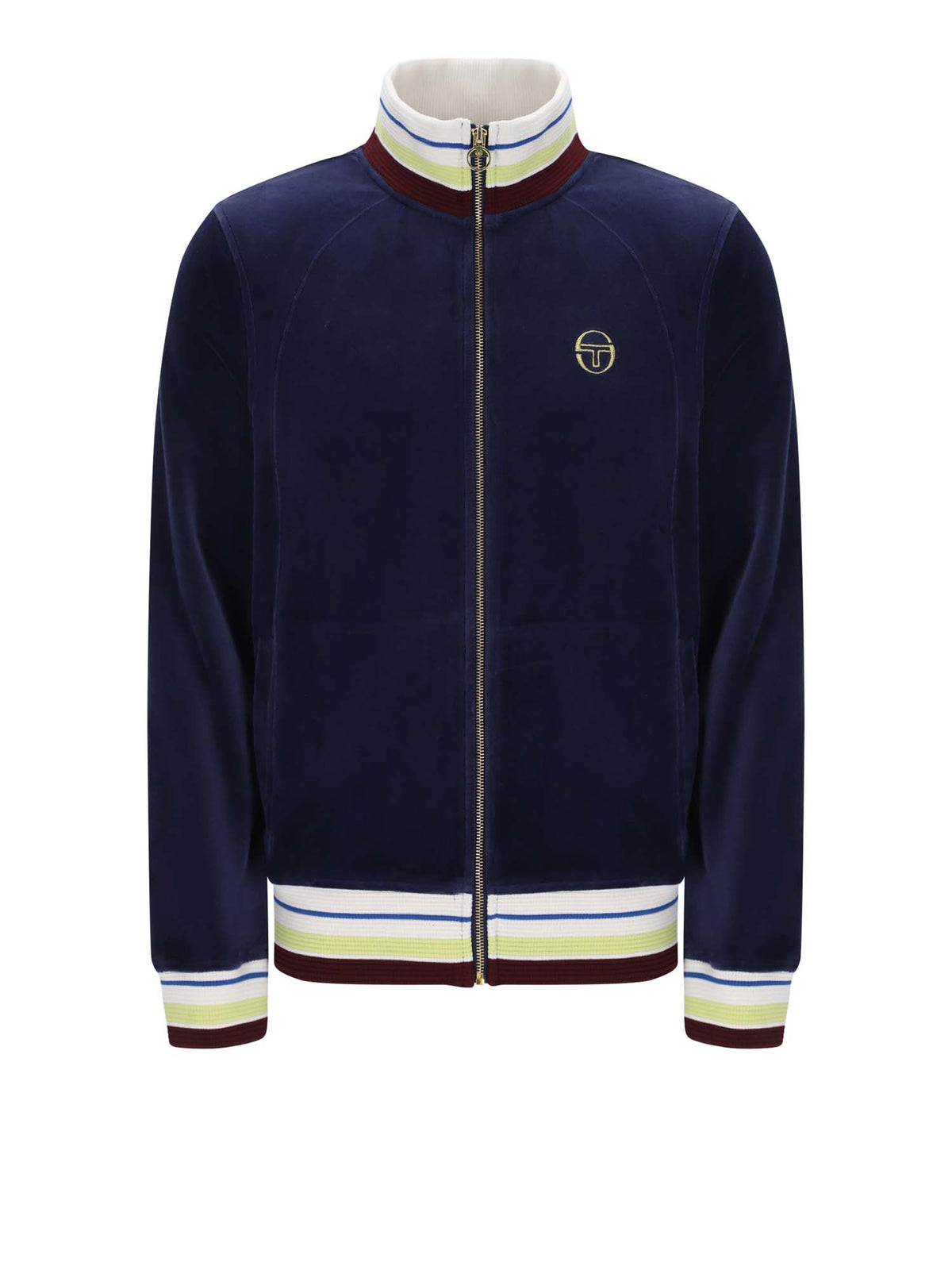 Sergio Tacchini Track Jacket Sartori Velour Blu
