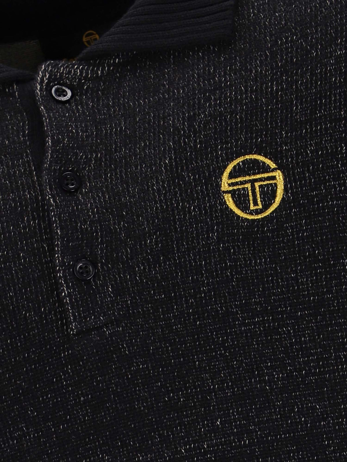 Sergio Tacchini Polo Matera LS Knit Nero