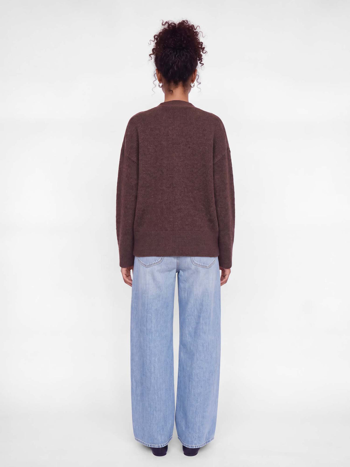 Jjxx Jxrosanna Knitted Cardigan Marrone
