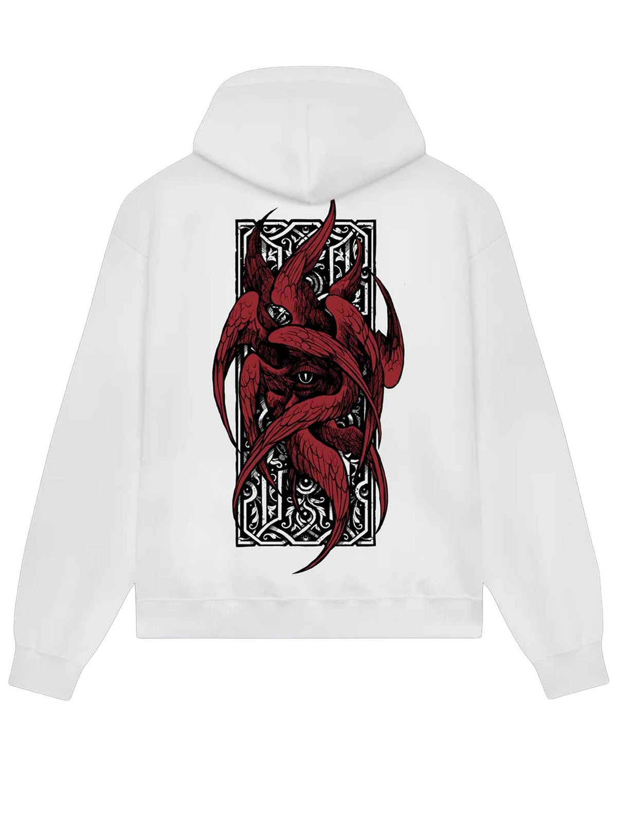 Dolly Noire Oculus Dei Hoodie Bianco