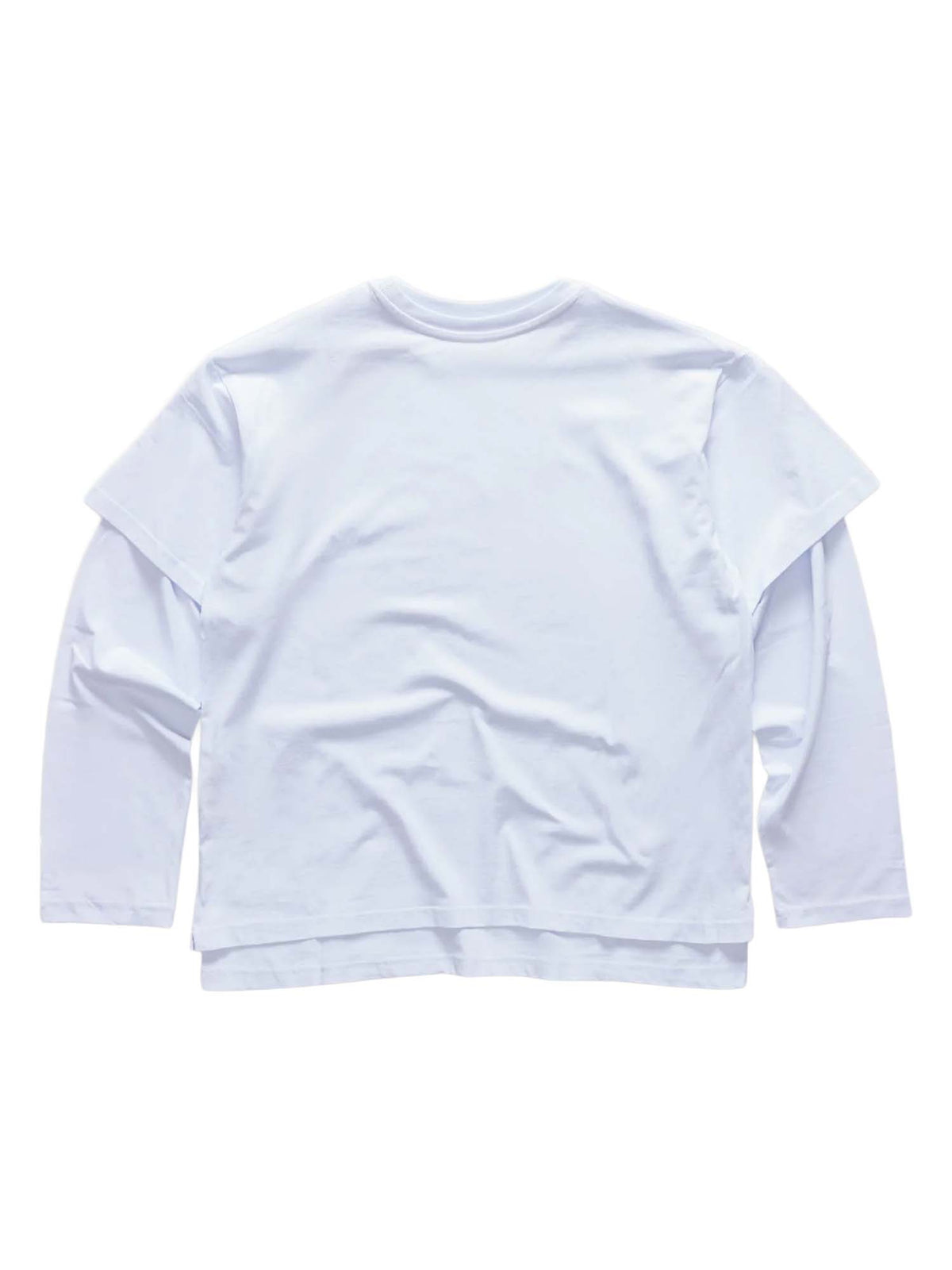 Les (art)ists Double Longsleeve T-shirt Label Bianco