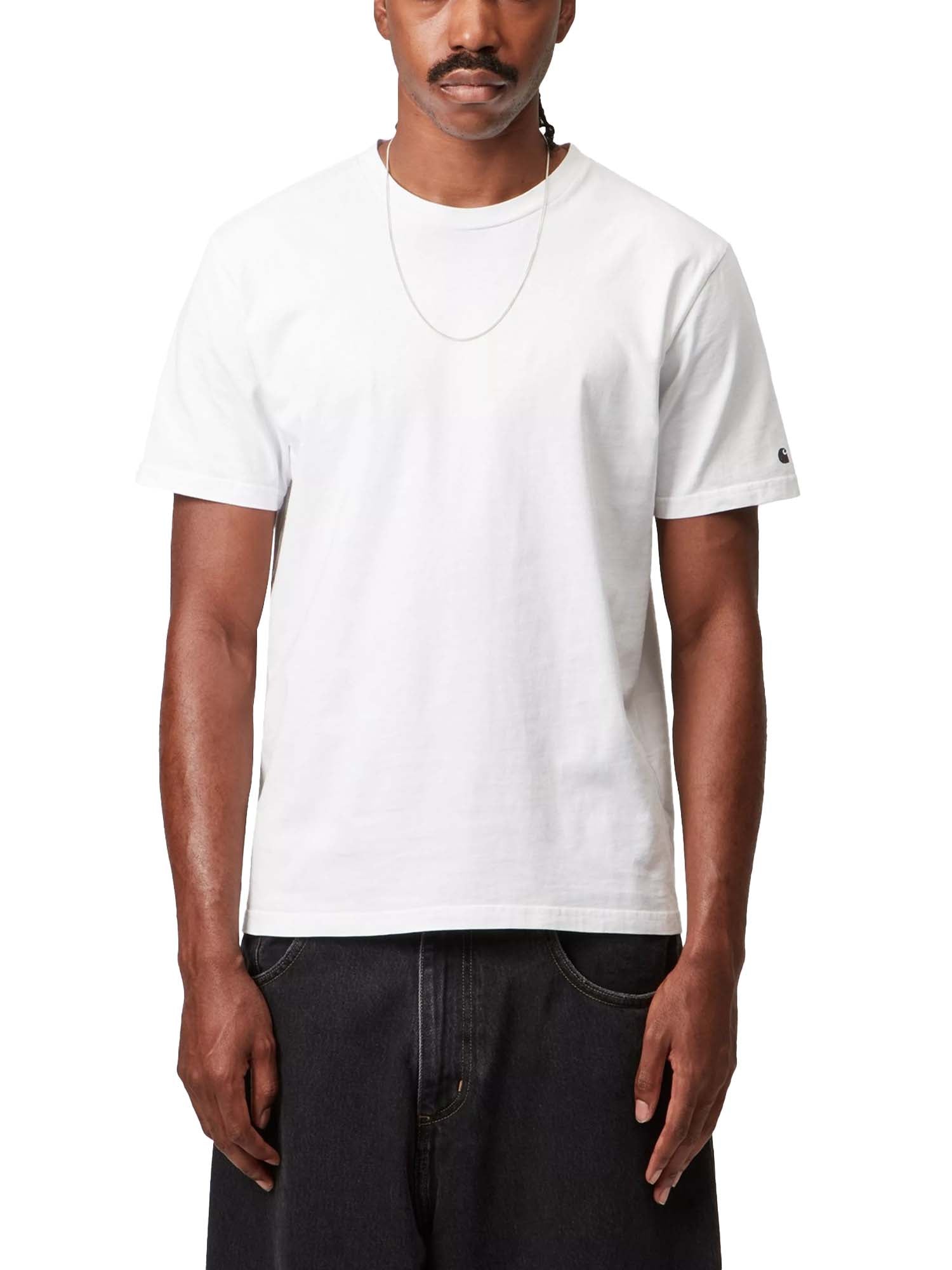 Carhartt Wip S/S Base T-Shirt Bianco