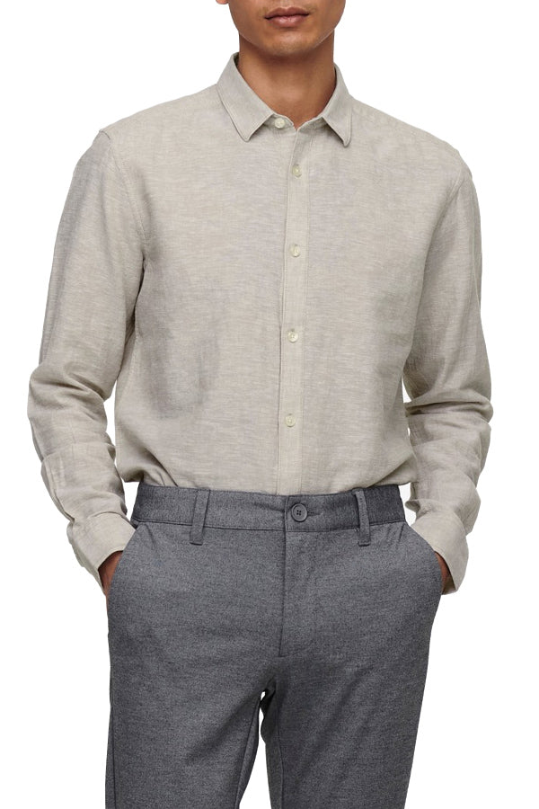 Camicia in Lino Slim