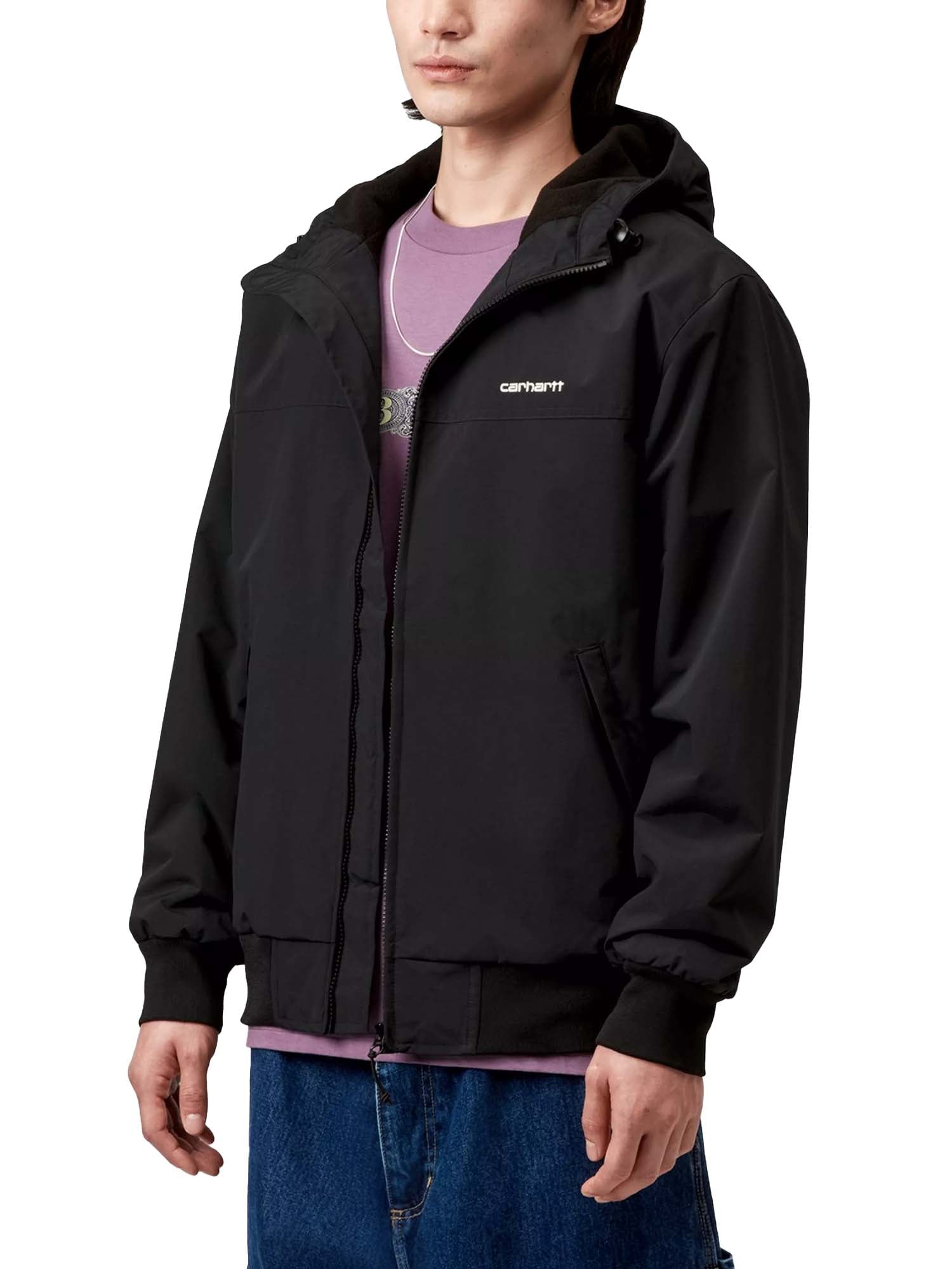 Carhartt Wip Hooded Sail Jacket Nero