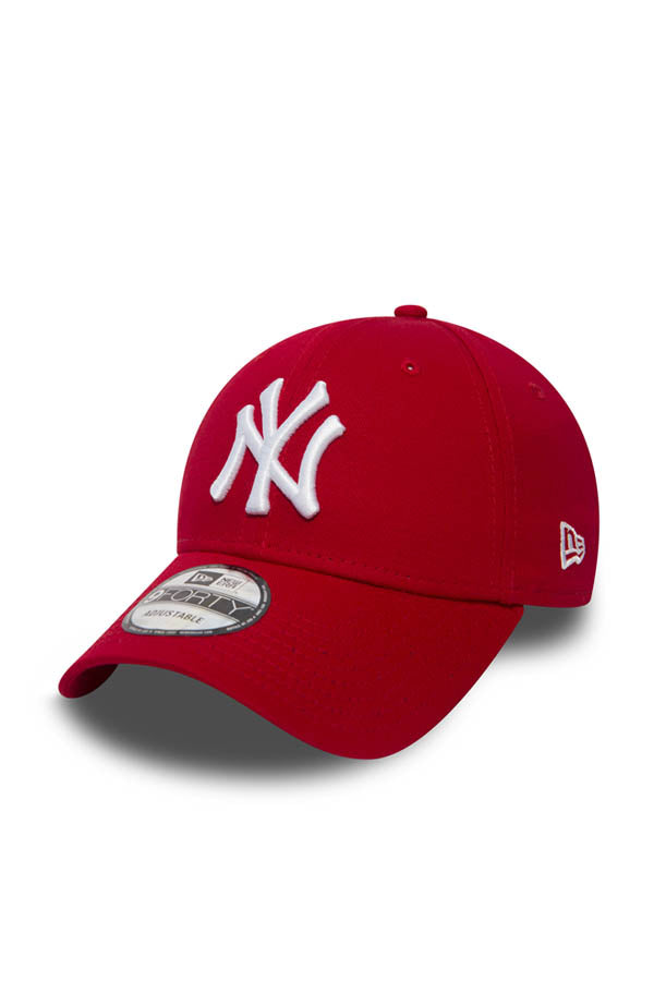 New Era Cappello 9FORTY Regolabile New York Yankees Essential Rosso
