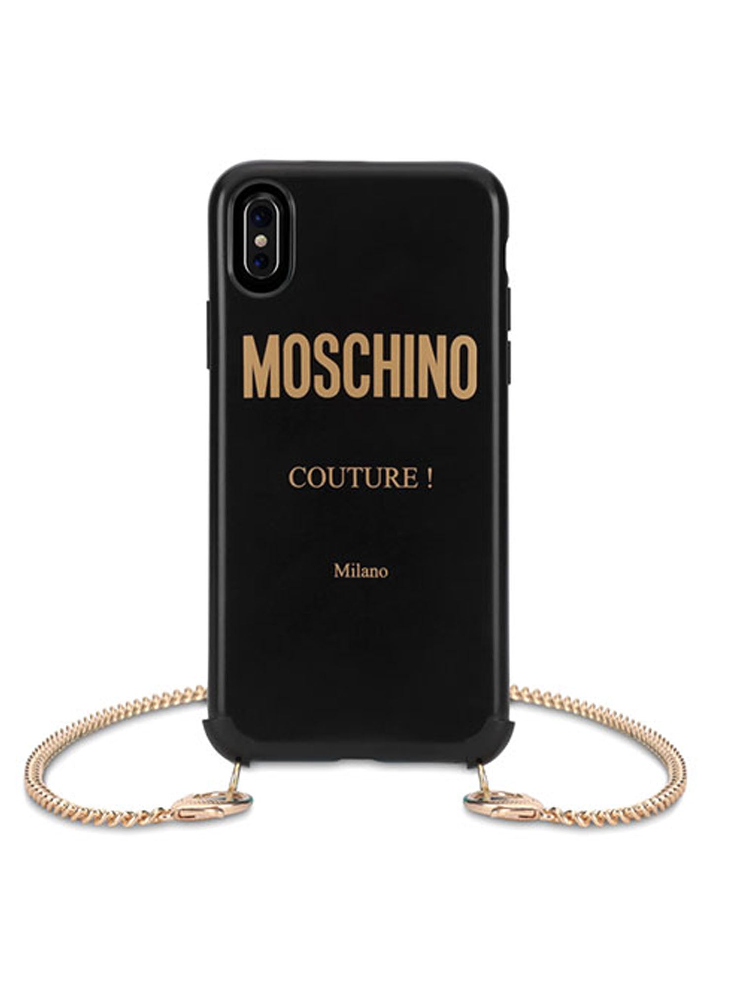 Moschino iPhone Xs/X Cover Case Nero