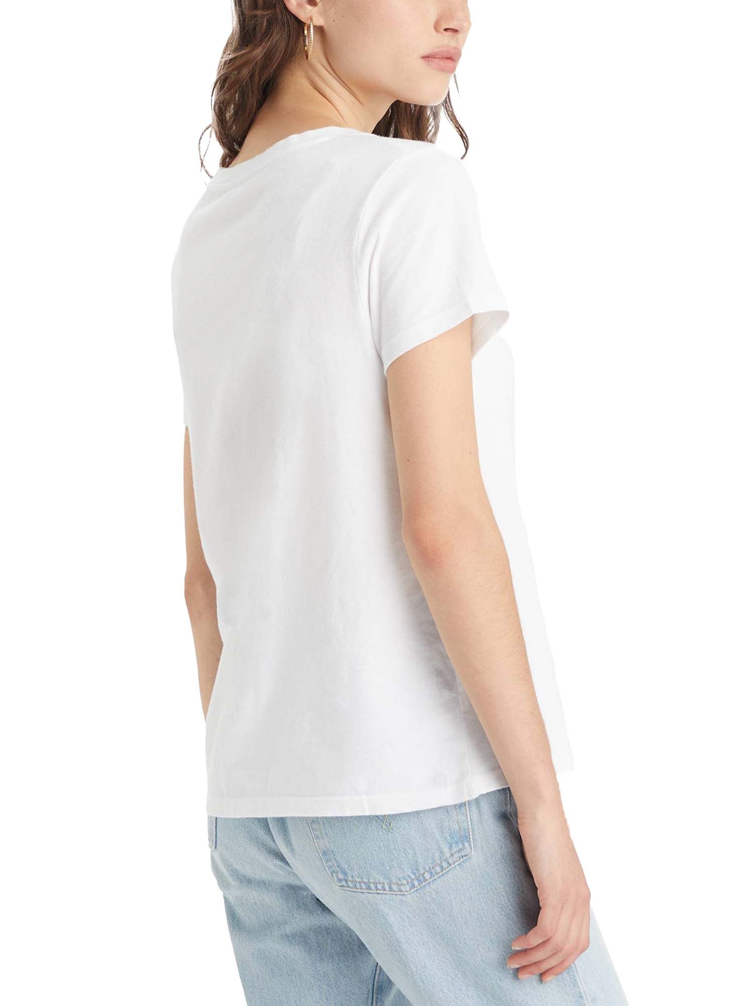 Levi's® La T-shirt Perfect Con Scollo A V Bianco