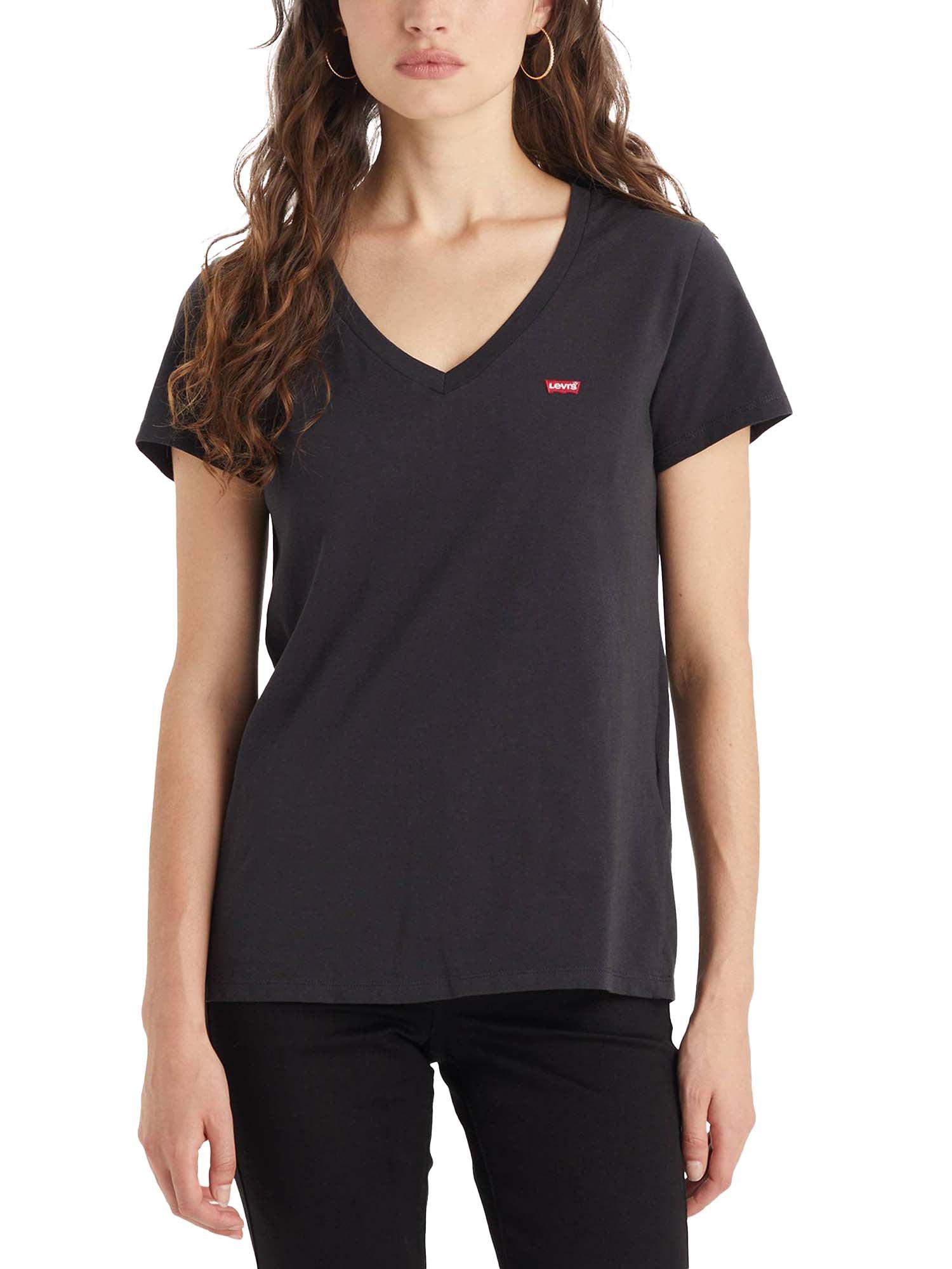 Levi's® La T-shirt Perfect Con Scollo A V Nero