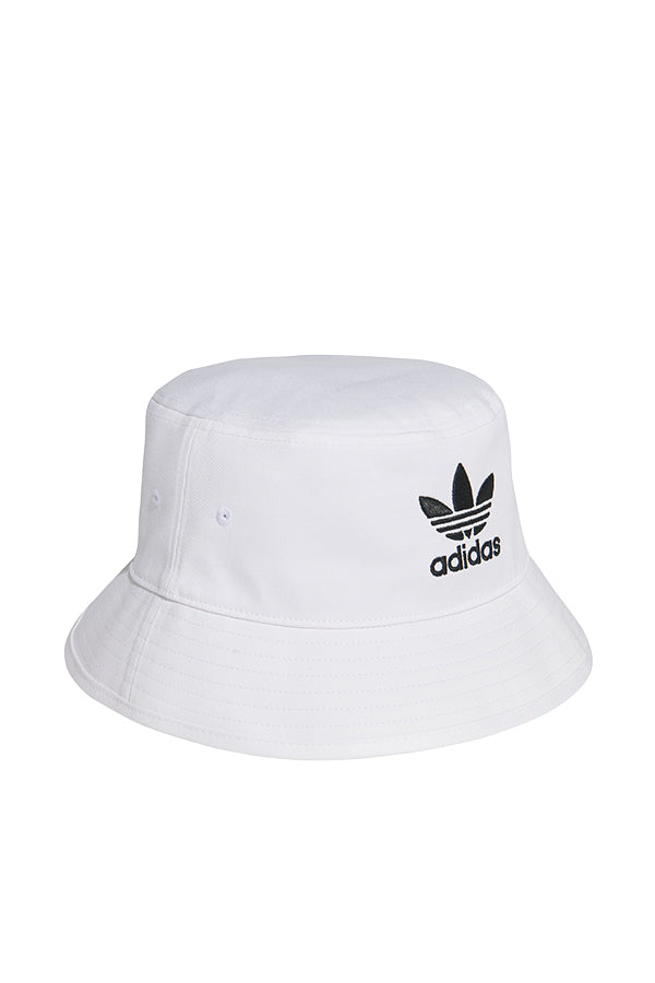 Adidas Cappello adicolor Trefoil Bucket Bianco