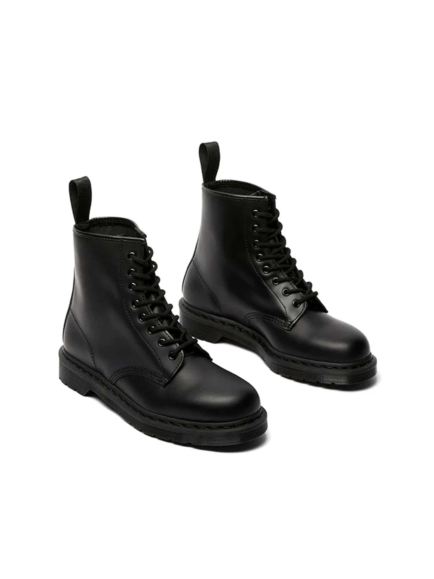 Dr. Martens Stivali stringati 1460 Mono in pelle Nero
