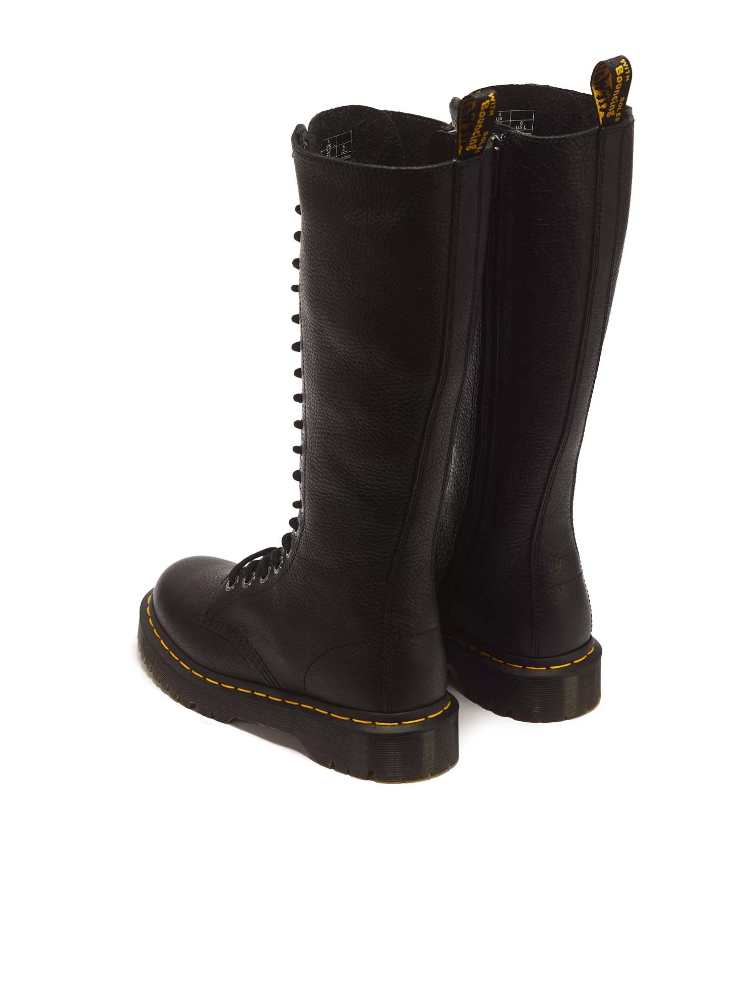 Dr. Martens Stivali al ginocchio 1B60 Bex in pelle Pisa Nero