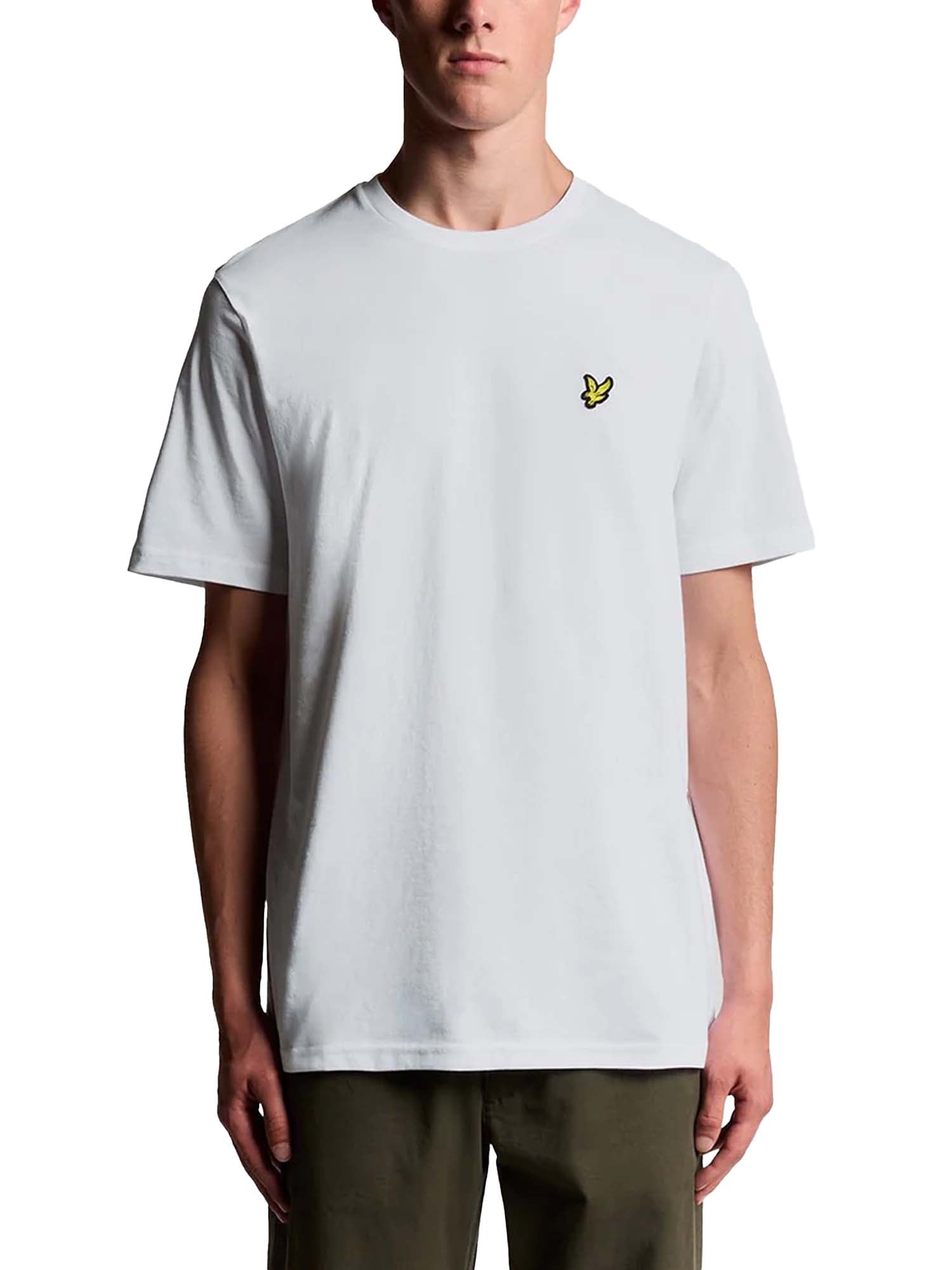 Lyle & Scott Plain T-Shirt Jet Bianco