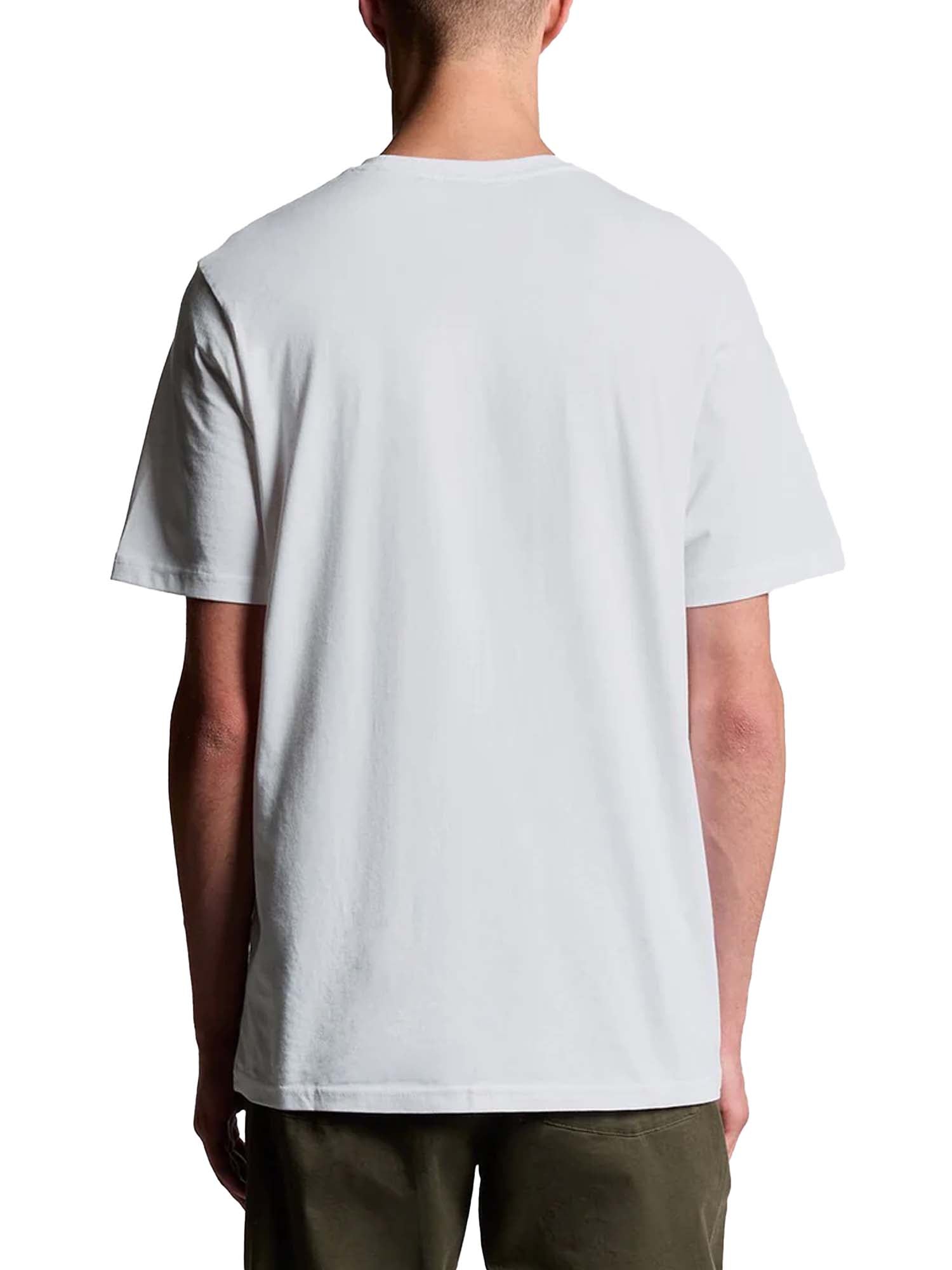 Lyle & Scott Plain T-Shirt Jet Bianco