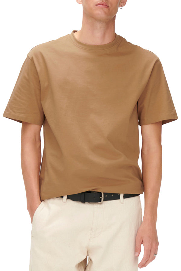 Only & Sons Relaxed Fit Round Neck T-Shirt Marrone