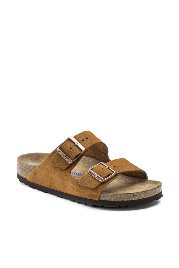 Birkenstock Arizona Plantare Morbido (Pelle scamosciata) Marrone